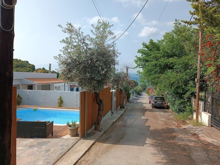 Μοντέρνα Εξοχική Μονοκατοικία Με Ιδιωτική Πισίνα! Khalkoutsion Esterno foto